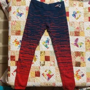 patriots NFL team apparel Capri leggings